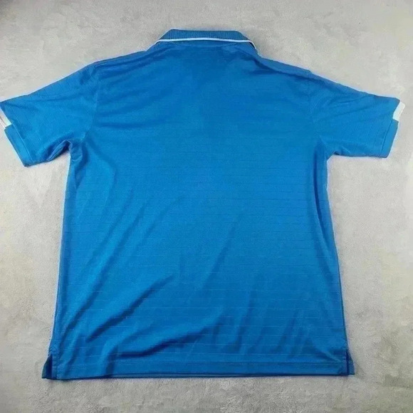 Lot Of 2 Callaway Opti-Dri Golf Polo Short Sleeve Shirt Blue Striped Sz XL - Picture 3 of 12